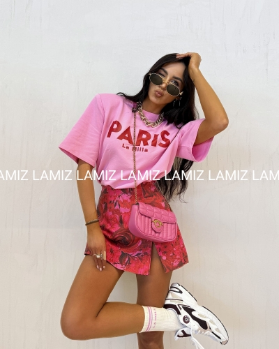 spódnico spodenki w kwiaty