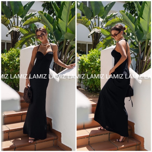 sukienka lamilla maxi czarna