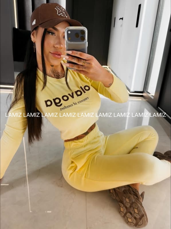 komplet selira olavoga żółty