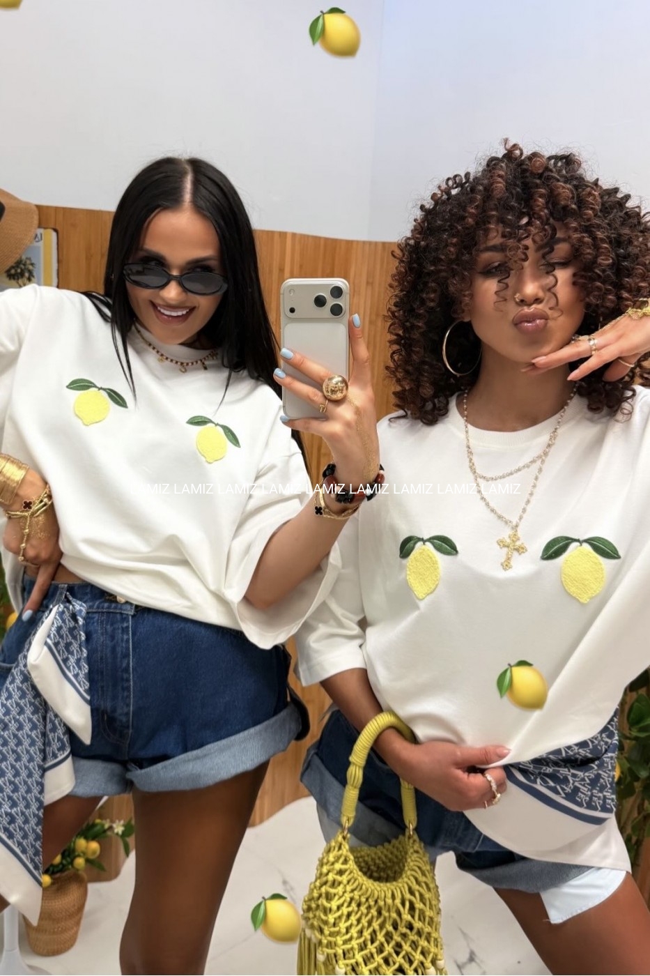t-shirt lamilla summer cytrynki 