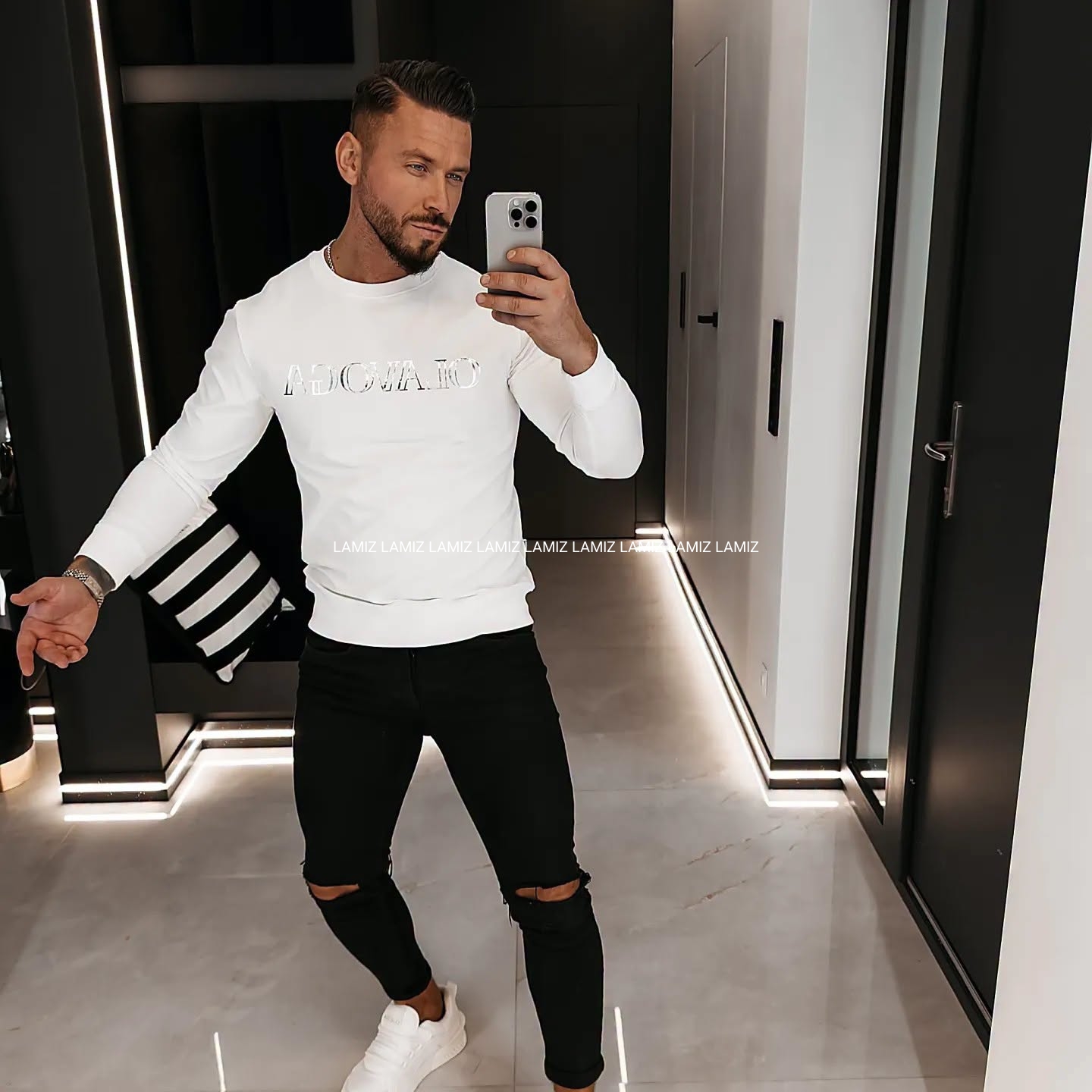 Bluza męska Olavoga bardi ecru