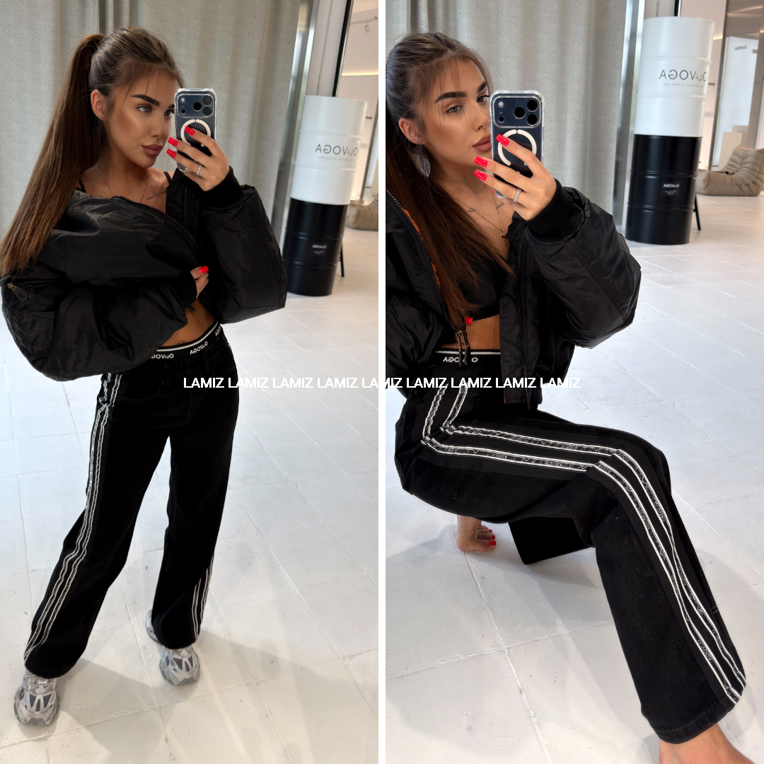spodnie pearl olavoga jeans czarne