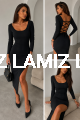czarna midi