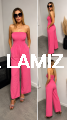 kombinezon capri róż