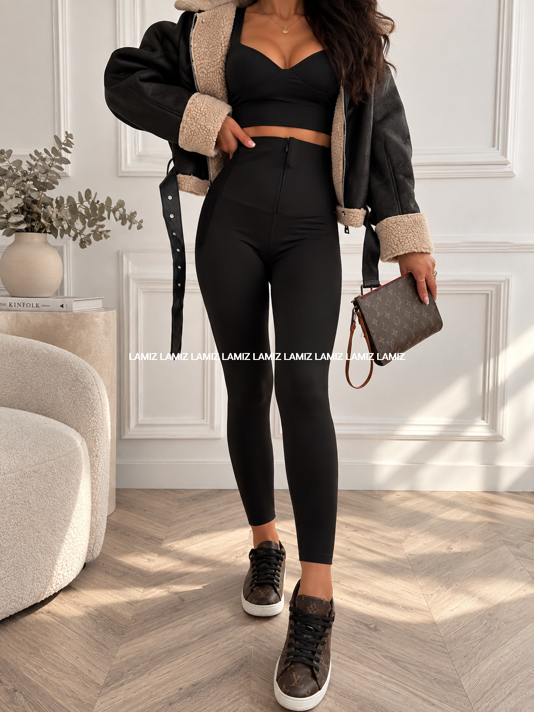 legginsy modelujące azara czarne